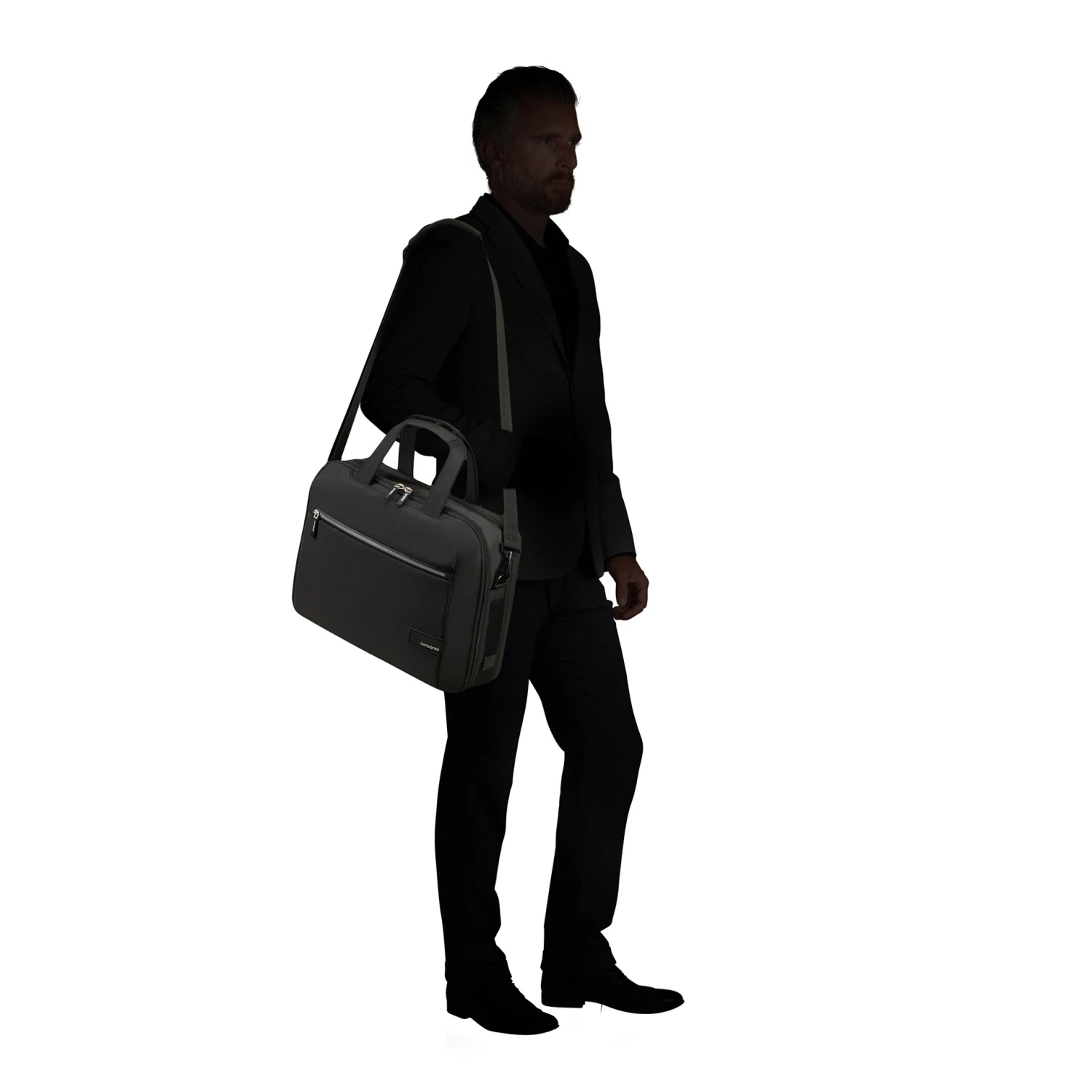 Samsonite LITEPOINT BAILHANDLE 15.6" EXP - Black 5 Samsonite LITEPOINT BAILHANDLE 15.6" EXP - Black – Bild 3