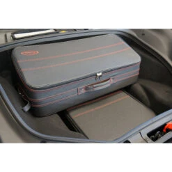 Ferrari 458 Italia/Spider + 488 GTB/Spider (EU-Version) - 3-tlg. Kofferset Kofferraum - Rote Naht -Reiseaufbewahrung 1050030 4