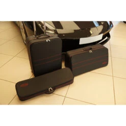 Ferrari 458 Italia/Spider + 488 GTB/Spider (EU-Version) - 3-tlg. Kofferset Kofferraum - Rote Naht -Reiseaufbewahrung 1050030 5