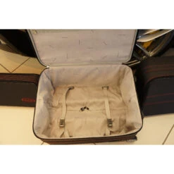 Ferrari 458 Italia/Spider + 488 GTB/Spider (EU-Version) - 3-tlg. Kofferset Kofferraum - Rote Naht -Reiseaufbewahrung 1050030 9