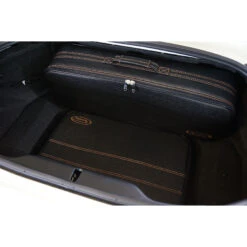 Fiat 124 Spider (EU-Version) - 3-tlg. Kofferset Kofferraum - Naht Mokka -Reiseaufbewahrung 1050157 2