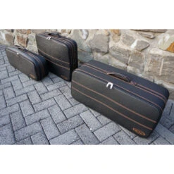 Fiat 124 Spider (EU-Version) - 3-tlg. Kofferset Kofferraum - Naht Mokka -Reiseaufbewahrung 1050157 7