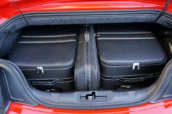 Ford Mustang VI Cabrio Ab 2014 (EU-Version) - 3-tlg. Kofferset Kofferraum - Schwarze Naht -Reiseaufbewahrung 1050164 3 42