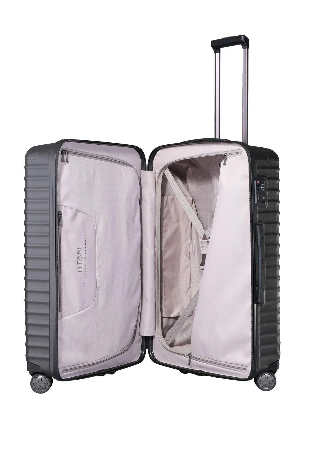 TITAN LITRON 4-Rollen-Trolley M - Schwarz 4 TITAN LITRON 4-Rollen-Trolley M - Schwarz – Bild 2